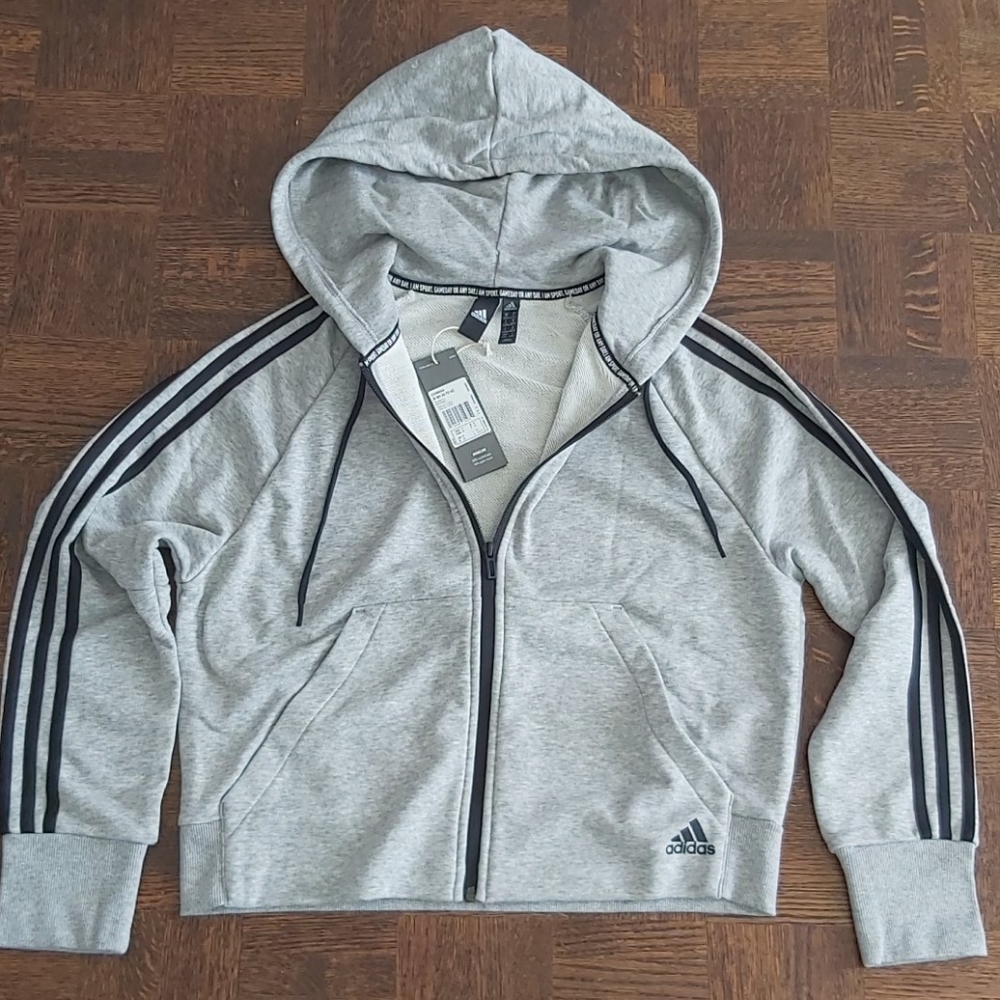 Adidas grey hoodie